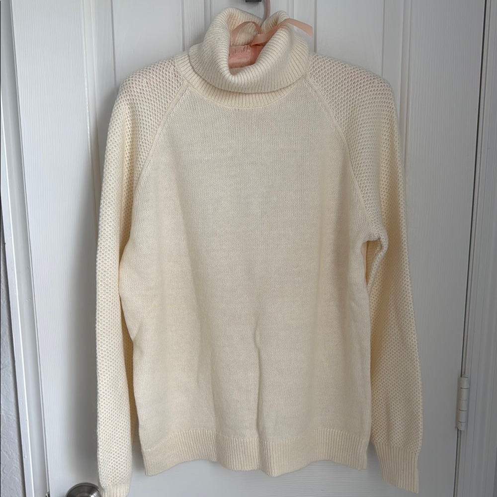 Loft New with tagsCream Turtleneck Sweater